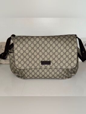 Guccis diaper bag